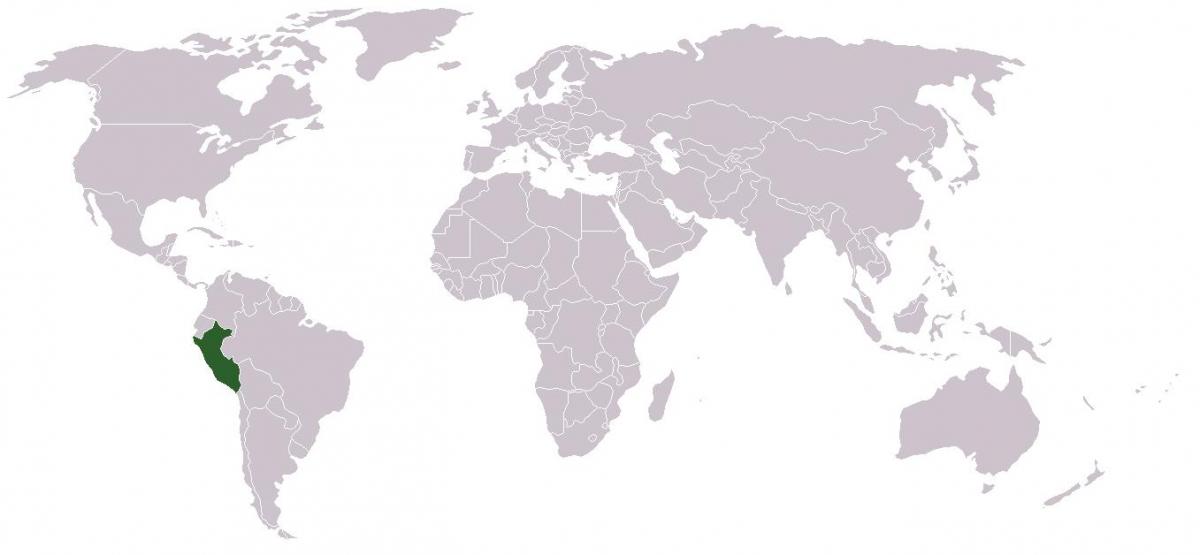 kaart van Peru global