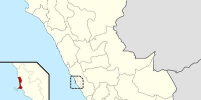 Kaart van callao, Peru