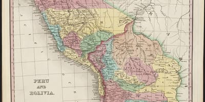 Kaart van het oude Peru 