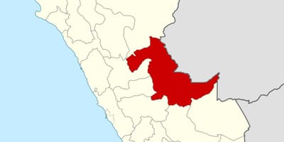 Kaart van pucallpa Peru